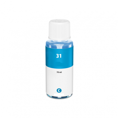 Inchiostro per HP 70ml Ciano   GT-31C   GT-52