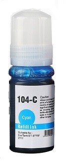 Inchiostro per Epson 70ml C13T00P240 Ciano   104C