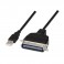 Convertitore USB Aisens Tipo A maschio a CN36 IEEE1284 M