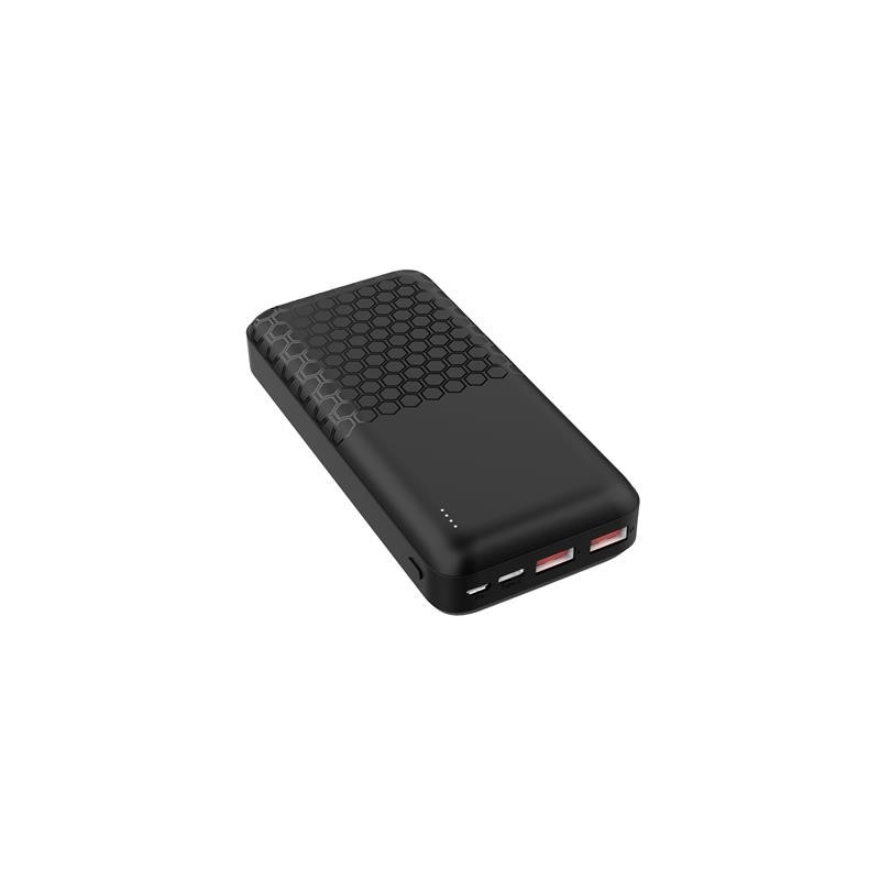 Power Bank 20000mAh Polimeri 20W PD/22,5 QC Nero