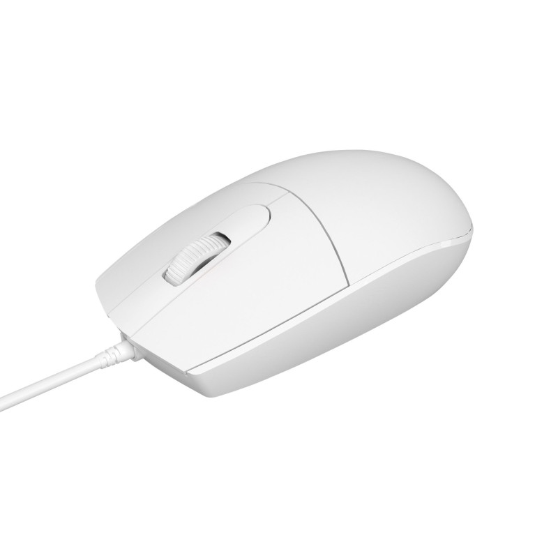 Mouse 3D Office Basic 1000 DPI 1,2mt USB Bianco con filo Mouse 3D Office Basic 1000 DPI 1,2mt USB Bianco con filo