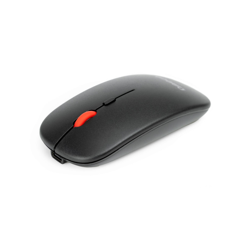 Mouse Wireless 2.4G 1600DPI USB-C Office Nero Ricaricabile Mouse Wireless 2.4G 1600DPI USB-C Office Nero Ricaricabile