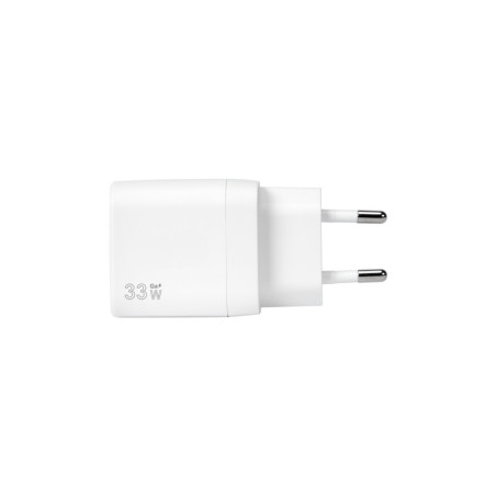 Caricatore da rete USB-C tecnologia GaN 33W PPS PD30W Bianco