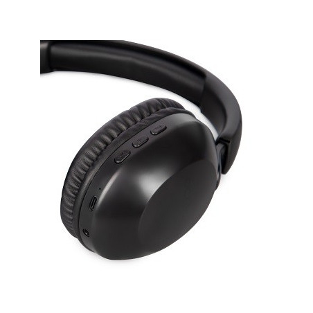 Cuffie Headphones Bluetooth 5.4 Vultech FOLD Type C Nere