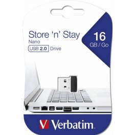 Pen Drive Verbatim Store n Stay NANO 16GB USB 2 0