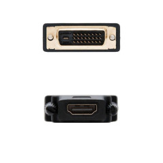 Adattatore DVI-HDMI Nanocable 24+1/M HDMI A/F