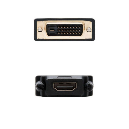 Adattatore DVI-HDMI Nanocable 24+1/M HDMI A/F