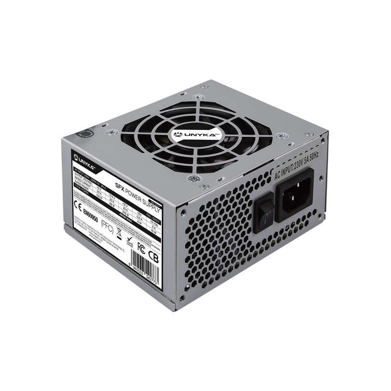 Alimentatore Unykach Micro ATX SFX 450W Ventola da 80 mm Alimentatore Unykach Micro ATX SFX 450W Ventola da 80 mm