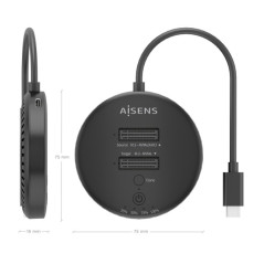 Docking Station doppio alloggiamento M.2 NVME su USB-C 3.2