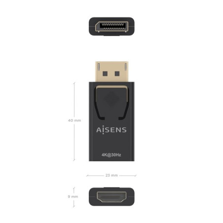 Convertitore Aisens DisplayPort a HDMI - DP/M - HDMI/H