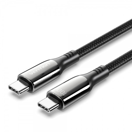 Cavo Vention USB-C maschio a USB-C maschio 2m 5A PD100W Nero