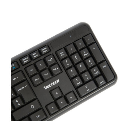 Kit Tastiera e Mouse Wireless Vultech KM-811W 1600DPI 2,4GHz