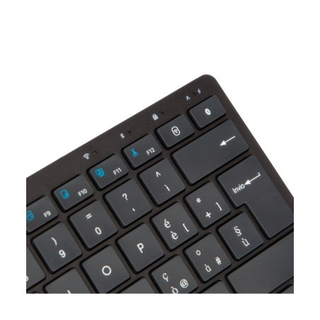Mini Tastiera Slim Wireless + Bluetooth Vultech KEY-601WBT