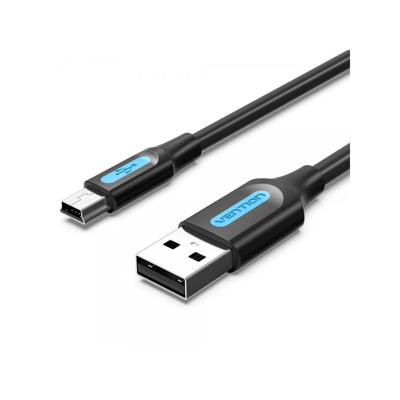 Cavo Vention USB 2.0 maschio a MiniUSB maschio 1mt Nero