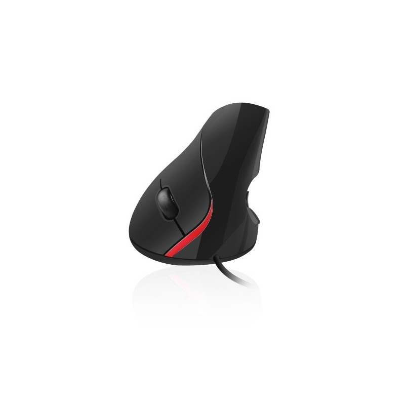 Mouse verticale ergonomico Ewent 1000dpi cavo 1,25m Nero Mouse verticale ergonomico Ewent 1000dpi cavo 1,25m Nero