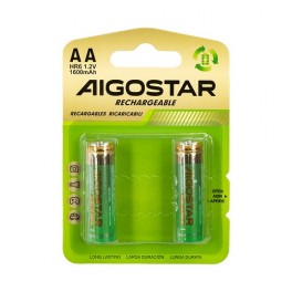 Batterie Ricaricabili Stilo AA 1,2V 1600mAH Blister 2PZ