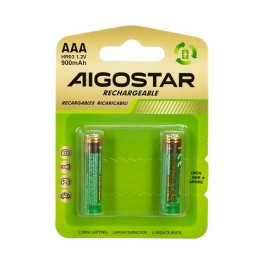 Batterie Ricaricabili Stilo AAA 1,2V 900mAH Blister 2PZ