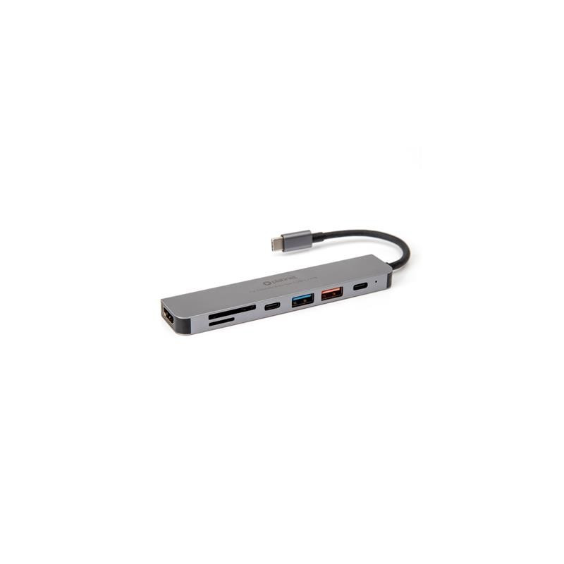 HUB Usb-C 10 GB/S 7IN1 GEN2 Alluminio HUB Usb-C 10 GB/S 7IN1 GEN2 Alluminio