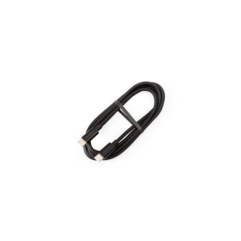 Cavo USB-C A USB-C 5A 100W 1,5M 480 MBPS TPE Nero Cavo USB-C A USB-C 5A 100W 1,5M 480 MBPS TPE Nero