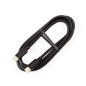 Cavo USB-C A USB-C 5A 100W 1,5M 480 MBPS TPE Nero Cavo USB-C A USB-C 5A 100W 1,5M 480 MBPS TPE Nero