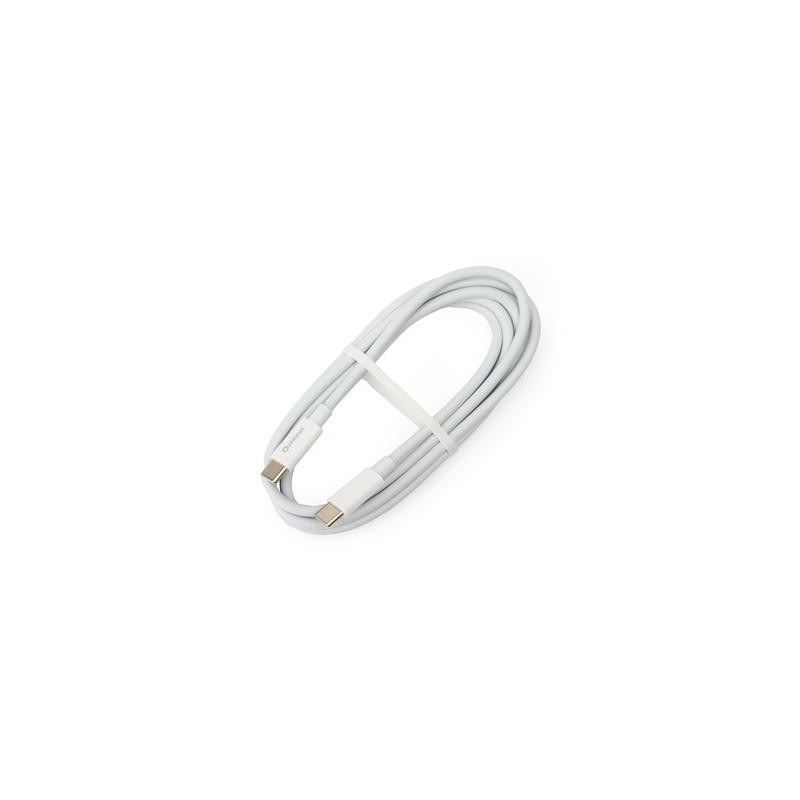 Cavo USB-C A USB-C 5A 100W 1,5M 480 MBPS TPE Bianco