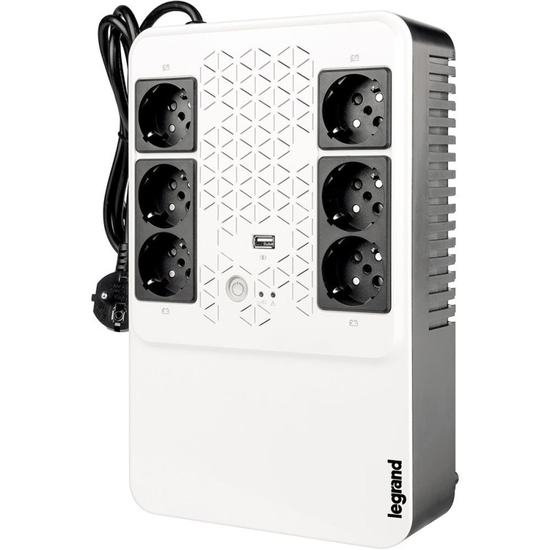 Legrand UPS KEOR Multiplug 800 VA con 6 prese Shuko Legrand UPS KEOR Multiplug 800 VA con 6 prese Shuko