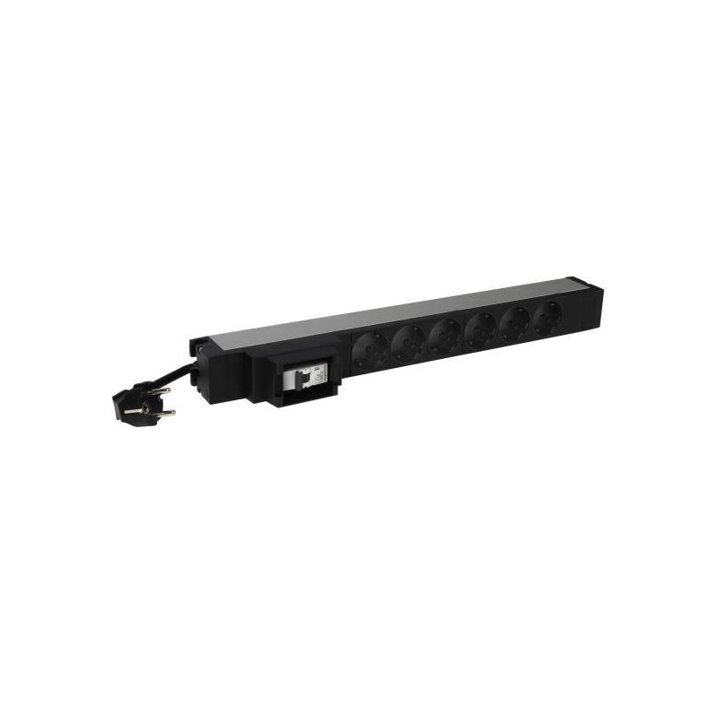 LEGRAND MULTIPRESA 19" 6 PRESE SCHUKO CON MAGNETO TERMICO
