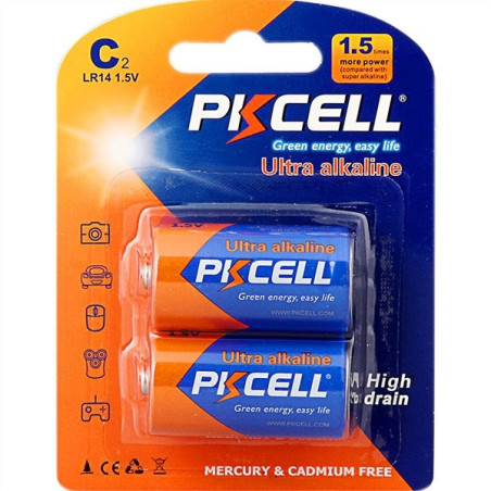 Batterie alkaline PKCELL LR14 1 5V Ultra