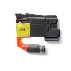 Cartuccia Compatibile Brother LC-521Y Giallo