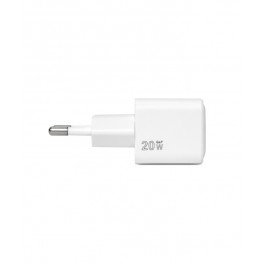 Caricatore da rete Vultech USB-C PD20 QC 3 0 GaN 20W Bianco