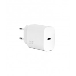 Caricatore da rete Vultech USB-C PD33 QC 3 0 GaN 33W PPS Bia