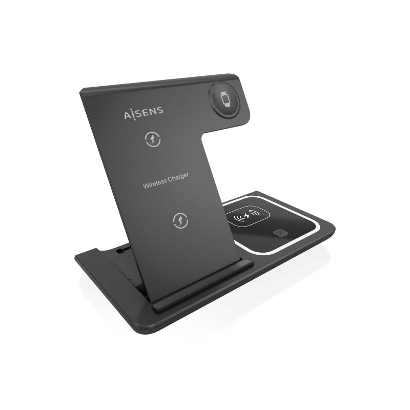 Caricabatterie wireless USB-C 3 in 1 Aisens da 15 W Caricabatterie wireless USB-C 3 in 1 Aisens da 15 W