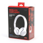 Cuffia Stereo Bluetooth con microfono colore bianco FH0915W Cuffia Stereo Bluetooth con microfono colore bianco FH0915W
