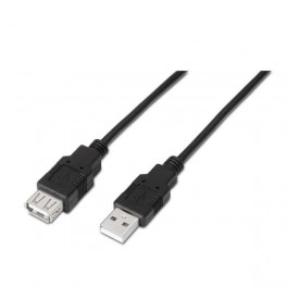 Cavo prolunga USB 2 0 Aisens TipoA masch a TipoA femm 1,8m