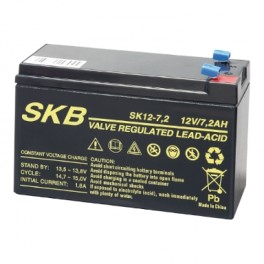 Batteria ermetica al piombo SKB per UPS 12V 7,2Ah