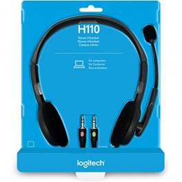 Cuffia stereo con microfono Logitech H110