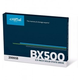 SSD Crucial 2TB SSD BX500 SATA6, CT2000BX500SSD1