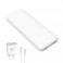 PowerBank Set 10000mAh CARICABATTERIE PD 20W CAVO 1M Bianco