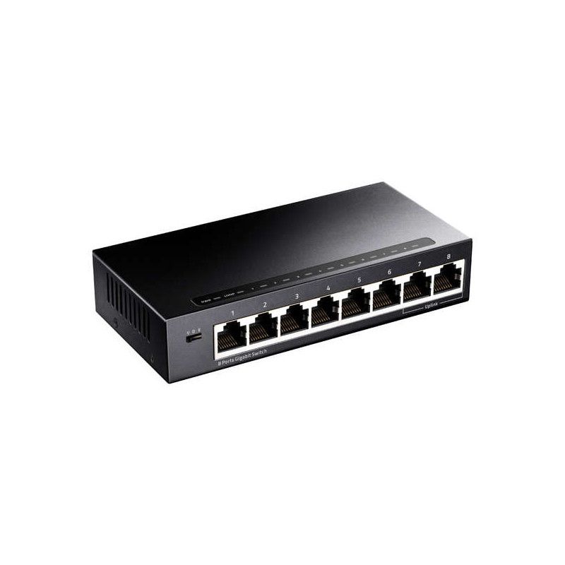 Switch Cudy GS108 8 porte Gigabit adattive 10/100/1000 Mbps Switch Cudy GS108 8 porte Gigabit adattive 10/100/1000 Mbps