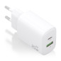 Caricabatterie Aisens GaN 20W 1xUSB-C PD3.0 1xUSB-A QC3.0 Caricabatterie Aisens GaN 20W 1xUSB-C PD3.0 1xUSB-A QC3.0