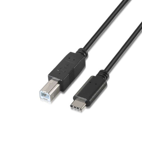 Cavo Stampante USB 2.0 3A - USB C maschio a USB-B maschio 1m