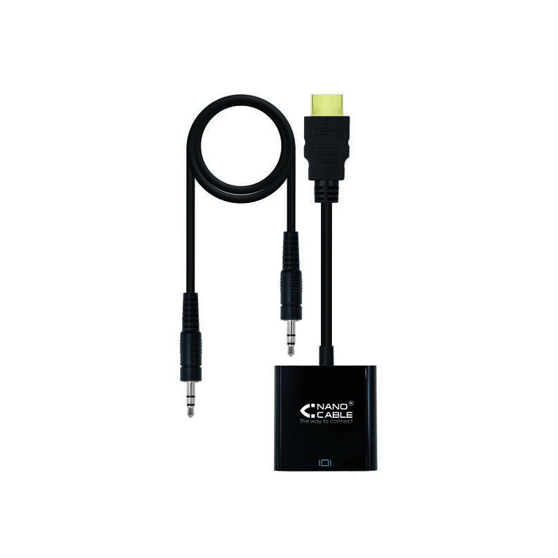 Convertitore da HDMI a SVGA+audio-HDMI A/M-SVGA/H+Jack 3.5/H Convertitore da HDMI a SVGA+audio-HDMI A/M-SVGA/H+Jack 3.5/H
