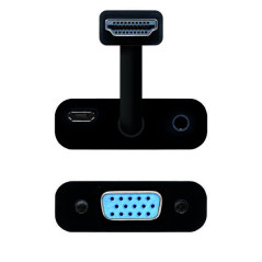 Convertitore da HDMI a SVGA+audio-HDMI A/M-SVGA/H+Jack 3.5/H