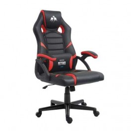 Sedia Gaming Cromad Nitro con cuscino lombare nero rosso