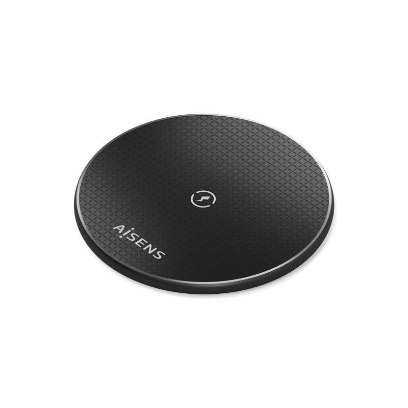 Caricatore Wireless Aisens 15 W USB-C Protocollo Qi Nero Caricatore Wireless Aisens 15 W USB-C Protocollo Qi Nero