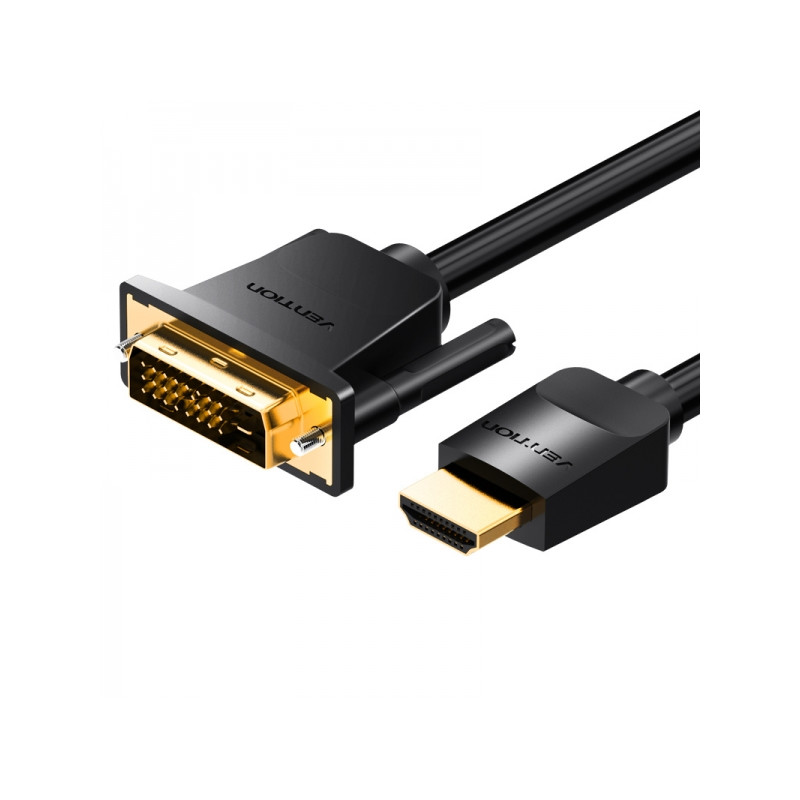 Cavo convertitore Vention DVI-D maschio a HDMI maschio 1,5m Cavo convertitore Vention DVI-D maschio a HDMI maschio 1,5m