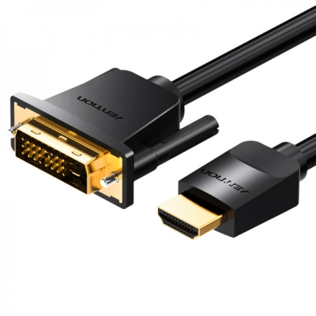 Convertitore Vention DVI-D maschio a HDMI maschio 1,5m Nero