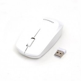 Mouse OM229W Wireless 1200DPI 2,4GHz USB Nano Bianco