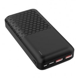 Power Bank 20000mAh Polimeri 20W PD 22,5 QC Nero