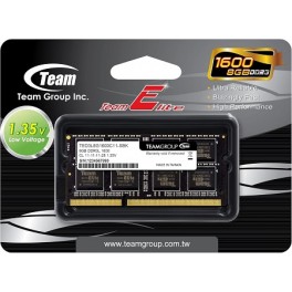 Team Group Team Elite 8GB, 1600MHz, DDR3L, Non-ECC SO DIMM